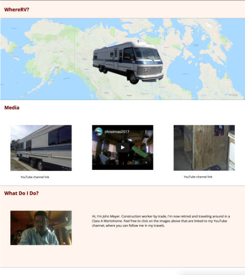 WhereRV? website